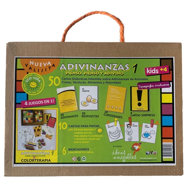 Valijita de Adivinanzas y Actividades